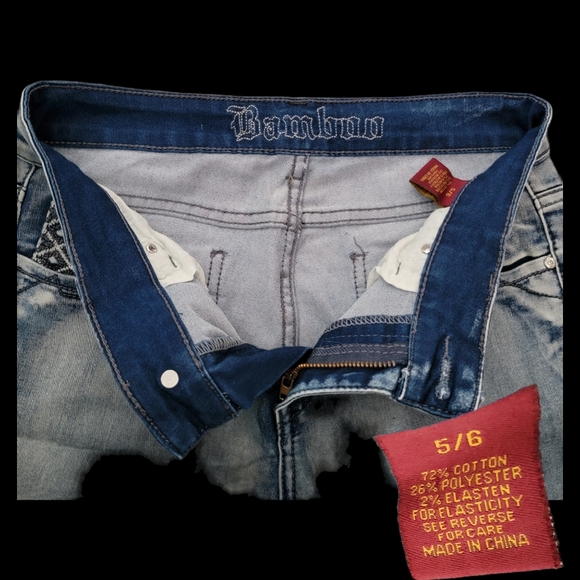 GUC Bamboo Washedout Midrise Skinny Jeans - Picture 4 of 6